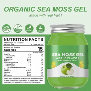 Vegan sea moss gummies Irlandia sea moss kapsul pribadi label sea moss gel sailoss gummy candy suplemen makanan