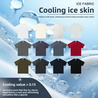 Kaos Pria Musim Semi/Panas Vintage Polos Mint Mambow Putih Premium 240g Sorona Lengan Pendek Cepat Kering Model Longgar