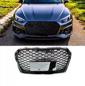 กระจังหน้ารถยนต์ ปี 2017-<span class=keywords><strong>2019</strong></span> รุ่น <span class=keywords><strong>A5</strong></span> S5 ABS สีดำเงา ลายตาข่าย สไตล์ RS5 สำหรับกันชนหน้า <span class=keywords><strong>A5</strong></span> S5 B9 ปี 2017 2018 <span class=keywords><strong>2019</strong></span> - Product Image 1