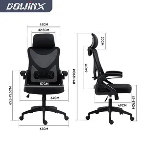 Silla de oficina Boss de lujo a buen precio, silla de malla para ordenador de gama alta, silla de oficina con ajuste de altura y reposacabezas - Product Image 5