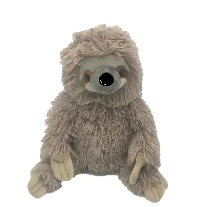 Flaxseed Stuffed Animal Sloth Heat Antifatigue Pillow Plush Toy With Microwave Heating Pad natural clay beads filled hot toys