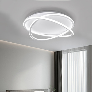 <span class=keywords><strong>Lampe</strong></span> de chambre à coucher, chambre principale, nouvelle tendance 2024, style crème haut de gamme pour l'année, plafonnier LED moderne, simple et élégant - Product Image 3