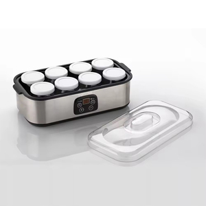 1.6L Điện Sữa Chua Nhà Sản Xuất Có Thể Điều Chỉnh Thời Gian Nhiệt Độ Điều Khiển 8 Lọ Thủy Tinh Thép Không Gỉ Nhà Ở Hộ Gia Đình Probiotic Sữa Chua Nhà Sản Xuất - Product Image 2
