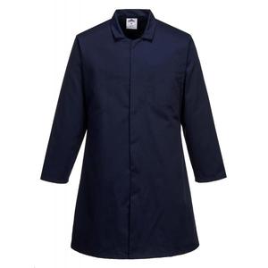 PORTWEST - 2202NARXS Manteau alimentaire bleu marine pour homme avec une poche-EAN 5036108391561 CHEFS AND FOOD INDUSTRY WORKWEAR - Product Image 1