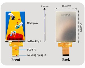 Polcd 3.95 Inch 4 "Aangepaste Resolutie 320*480 Led Backlight Ili9488 <span class=keywords><strong>LCD</strong></span>-Scherm Display <span class=keywords><strong>Module</strong></span> - Product Image 4