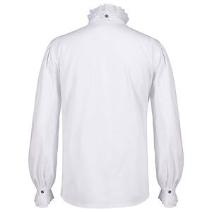Costume da <span class=keywords><strong>Uomo</strong></span> Vintage <span class=keywords><strong>Medievale</strong></span> Rinascimentale Vittoriano Edoardiano con Cappotto Lungo, Colletto a Risvolto, Camicia e Pantaloni MDEC-035 - Product Image 6