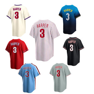 Camiseta de Béisbol Estadounidense Cosida 2026, 3 Bryce Harper, 10 Realmuto, 7 Trea Turner, 28 <span class=keywords><strong>Bohm</strong></span> - Product Image 2