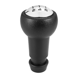 Peugeot Car Gear <b>Shift</b> <b>Knob</b> Black Leather 5 Speed Ergonomic Design For Peugeot 206 307 Citroen - Product Image 3