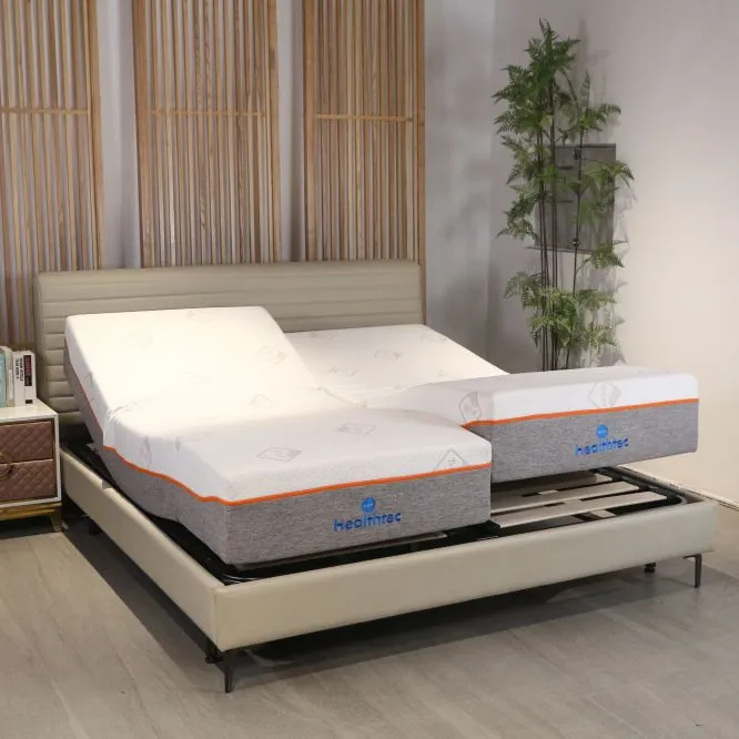 Factory Direct Sale Integriertes verstecktes Metallrahmen-verstellbares Bett mit Matratze