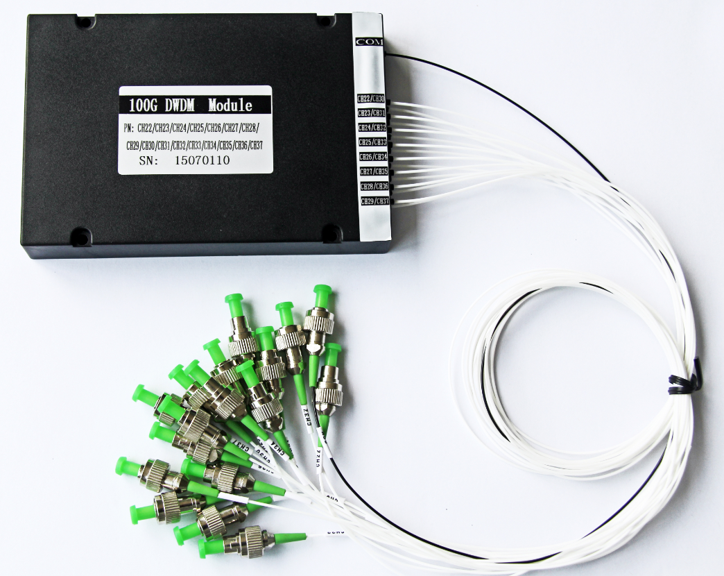 C Band 100GHz DWDM Mux Demux ABS Module LC / UPC 0.05nm Center Wavelength