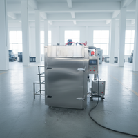 Four à fumage en acier inoxydable, machine de transformation de la viande de bœuf, fumoir commercial pour saucisses