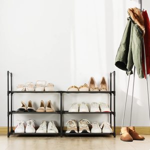 Vente chaude empilable fer chaussures étagère de rangement organisateur entrée placard chambre salle à manger chaussure tenant support - Product Image 4