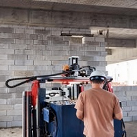 Machine automatique de pose de briques, machine à maçonnerie, machine robotique de pose de blocs de ciment pour la construction de murs en briques