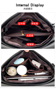 Bolsos de Hombro Cruzados de Diseño de Lujo, Nuevos Bolsos y Bolsos Mensajero, Sac à Main, Bolso de Mano de Cuero PU Suave de Alta Calidad para Mujer - Product Image 6