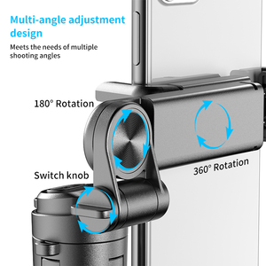 Mini trépied de poche avec poignée, perche à <span class=keywords><strong>selfie</strong></span>, angles réglables, pince pour téléphone, prise de vue horizontale et verticale - Product Image 2