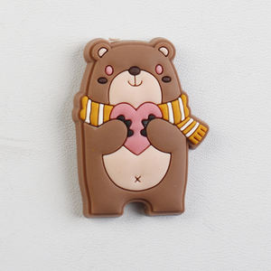 2023 nueva llegada al por mayor PVC lindo zoológico animales zapato encantos inspirado por Zorro pandas Hipopótamo y elefante decoraciones Accesorios - Product Image 4