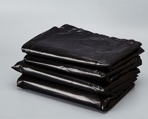 45 Gallon Contractor <b>Trash</b> <b>Bags</b> Large Black Heavy Duty Waste Garbage Plastic Rubbish <b>Bag</b> - Product Image 3