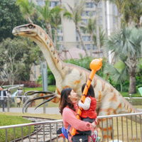 Dinosaure Robotique de Simulation, Modèle Virtuel Réaliste, Grande Statue pour Utilisation en Intérieur, Aéroport, Maternelle, Usine - Vente Chaude