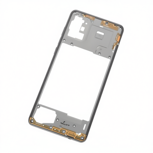Scocca Centrale per Galaxy A71 2019 A715F, Cornice Argento, Parte di Ricambio - Product Image 2
