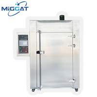 Four industriel/Four à air chaud/Four de séchage/Four de cuisson-Contrôle PLC, acier inoxydable 304 avec chariots pour laboratoire chimique