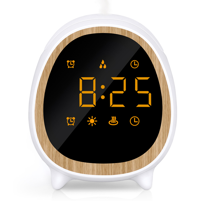 Ultrasonic Smart Home Essential Oil Aroma Diffuser 200ml Clock Aroma Diffuser
