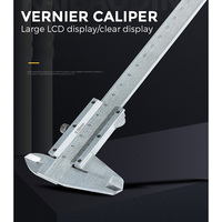Pied à coulisse numérique en acier au carbone 0-150mm jauge diamètre micromètre outils de mesure d'épaisseur pied à coulisse