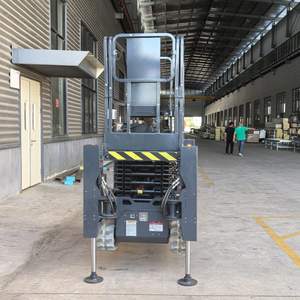 कारखाने गोदाम सुपरमार्केट सुपरमार्केट का उपयोग छोटे इलेक्ट्रिक कैंची लिफ्ट का उपयोग करता है, बिक्री के लिए हाइड्रोलिक सीढ़ी आदमी लिफ्ट - Product Image 2