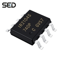 Fabriqué en Chine, puce IC de driver de porte demi-pont SOIC-8 600V avec fonction d'arrêt IR2104STRPBF, montage en surface