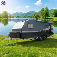 Caravane tout-terrain australienne CAMPTRL 23 pieds avec énergie solaire, idéale pour les aventures familiales, à vendre