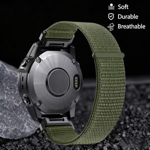 <span class=keywords><strong>Bracelet</strong></span> en <span class=keywords><strong>nylon</strong></span> respirant de 22 mm et 26 mm pour <span class=keywords><strong>Garmin</strong></span> Fenix 8/E/7/7Pro/6/6 Pro/5/5X/Epix/Instinct, <span class=keywords><strong>bracelet</strong></span> de montre remplaçable - Product Image 2