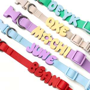 Personalisierbare Hundehalsband-/Leinenanhänger aus lebensmittelechtem Silikon: Niedliche Hunde-Charms für individuelle Hundehalsbänder - Product Image 1