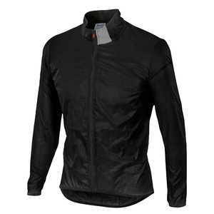 Veste de sport pour homme, imperméable, en polyester/coton, thermique, coupe-vent, manches longues, pour le cyclisme, la course à pied - Product Image 2