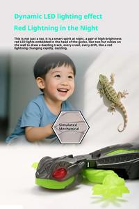 Robot Gecko Grimpant Mural Rechargeable Télécommandé, <span class=keywords><strong>Cadeau</strong></span> Amusant pour Enfants, Garçons et Filles de 4 <span class=keywords><strong>Ans</strong></span> et Plus, Version Silencieuse Améliorée - Product Image 5