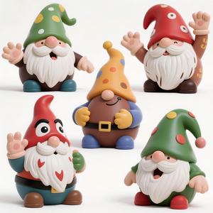 Statuetta Personalizzata di Gnomo Vichingo in Resina, 5,5 Pollici, Figurina di Guerriero Nordico con Elmo Cornuto, Scultura da Giardino - Product Image 5