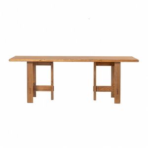 Modern Square Oak <b>Foldable</b> Portable <b>Dining</b> <b>Table</b> Eco-Friendly Waterproof for Events Parties Outdoor Weddings Home & Hotel Use - Product Image 2