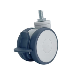 Benutzer definierte 2,5 Zoll 3 "PP <span class=keywords><strong>TPR</strong></span> Zentral verriegelung Medical Grade Bett Silent Swivel <span class=keywords><strong>Caster</strong></span> Wheels - Product Image 2