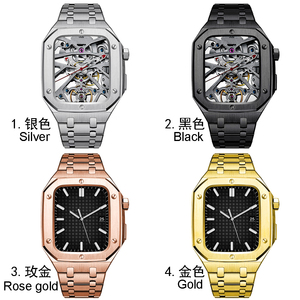 สายนาฬิกาข้อมือสแตนเลสสตีล BEEFLYPOWER สำหรับ <span class=keywords><strong>Apple</strong></span> Iwatch รุ่น S11 10 9 8 7 <span class=keywords><strong>6</strong></span> 5 ขนาด 44 มม. - Product Image 2