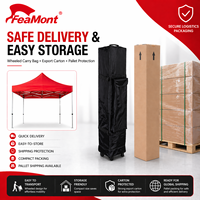 Tonnelle pliante commerciale FEAMONT, imperméable, type pop-up, pour stand de marché, salon professionnel, événement, fournisseur OEM