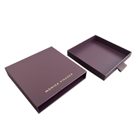 Boîte cadeau en papier pour bijoux, écologique, avec logo personnalisé en relief, recyclable, faite à la main, pliable, rigide, pour collier, bracelet, bagues