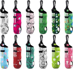 Porta Pelotas de Golf Personalizado, Bolsa de Neopreno para Pelotas de Golf, Bolsa de Transporte Portátil para Mujer, Bolsa con Clip para Cinturón y Llavero, Regalos para Golfistas - Product Image 1