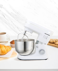 Batteur sur socle OULEMEI 5 vitesses 3,5 L alimenté par USB avec bol mélangeur pivotant pour pain, gâteau, pâte et œufs - Product Image 4