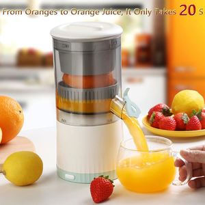 Multi-Functional Electric Orange Juicer Portable Home Fruit Juicer with Automatic Residue Separation Battery Powered - Product Image 2