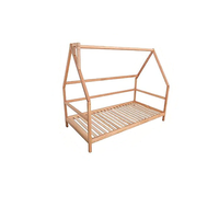Lit en bois avec plancher pour enfants lit pour bambins cadre de lit maison à vendre