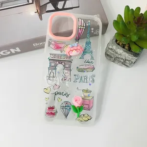 Nueva funda de teléfono móvil 3D con estampado de dibujos animados de lujo para Samsung A23 A14 A24 4G A25 5g s23 fe