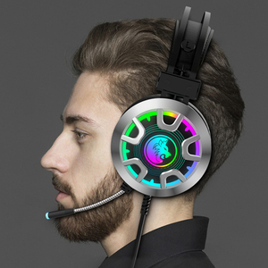 Casque de jeu 7.1 canaux à LED avec son externe USB, casque de jeu pour PC et <span class=keywords><strong>PS4</strong></span>, fabriqué en Chine - Product Image 2