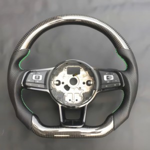 Volante <span class=keywords><strong>de</strong></span> Cuero y Fibra <span class=keywords><strong>de</strong></span> Carbono para Volkswagen, 8 Botones, Compatible con Passat, Golf, Jetta, Tiguan, Polo, <span class=keywords><strong>Bora</strong></span>, Arteon <span class=keywords><strong>2010</strong></span>-2025, en Oferta - Product Image 5