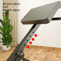 Banc de fitness pliable et portable, chaise romaine pour exercices d'extension dorsale