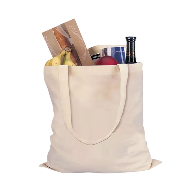 Personalized Printed Logo Blank Large Cotton Tote Bag Canvas