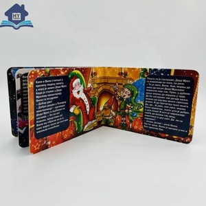 Livres cartonnés <span class=keywords><strong>de</strong></span> Noël, <span class=keywords><strong>histoires</strong></span> et chants <span class=keywords><strong>de</strong></span> Noël, impression personnalisée pour enfants avec illustrations festives - Product Image 3