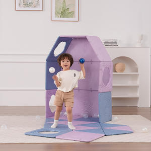 Jouet pour enfants Asweets, 18 pièces, EPP, tableau magnétique, tuiles magnétiques, panneaux de construction de fort magnétique - Product Image 4